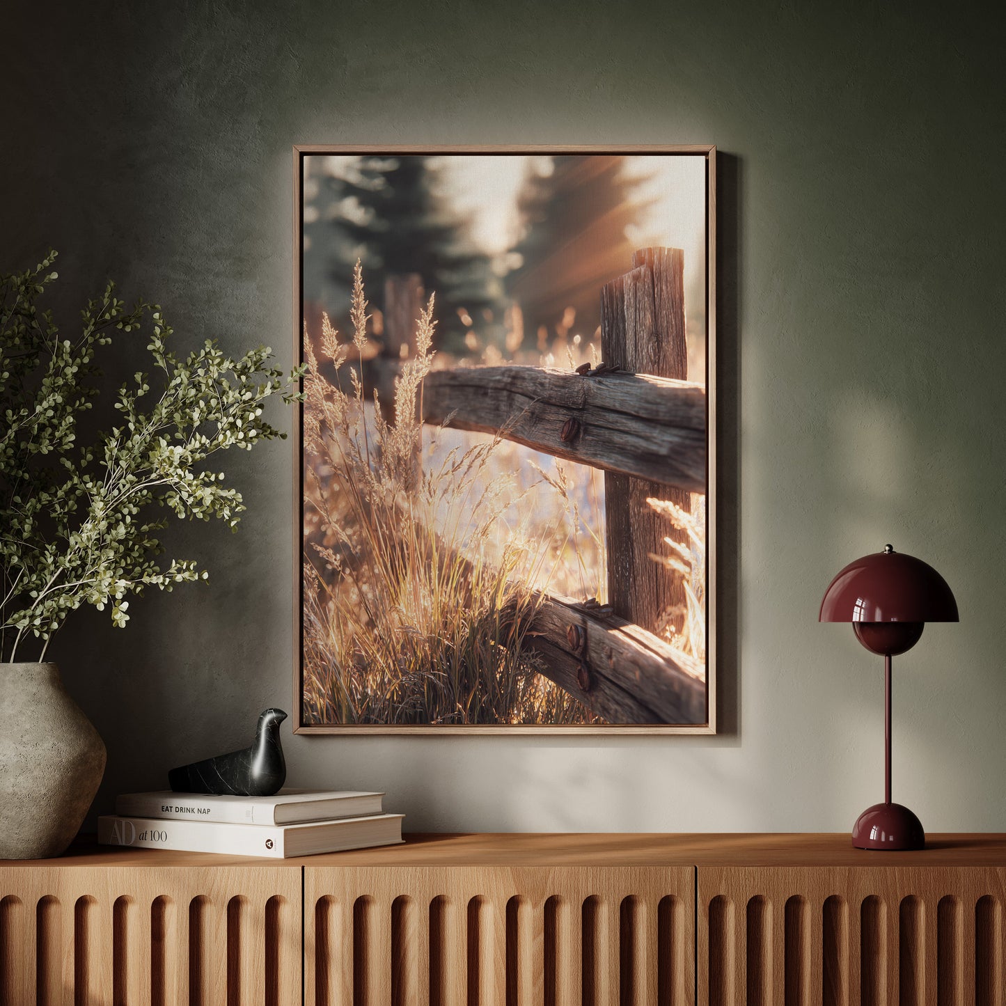 Golden Light on Weathered Wood (Online Exclusive)