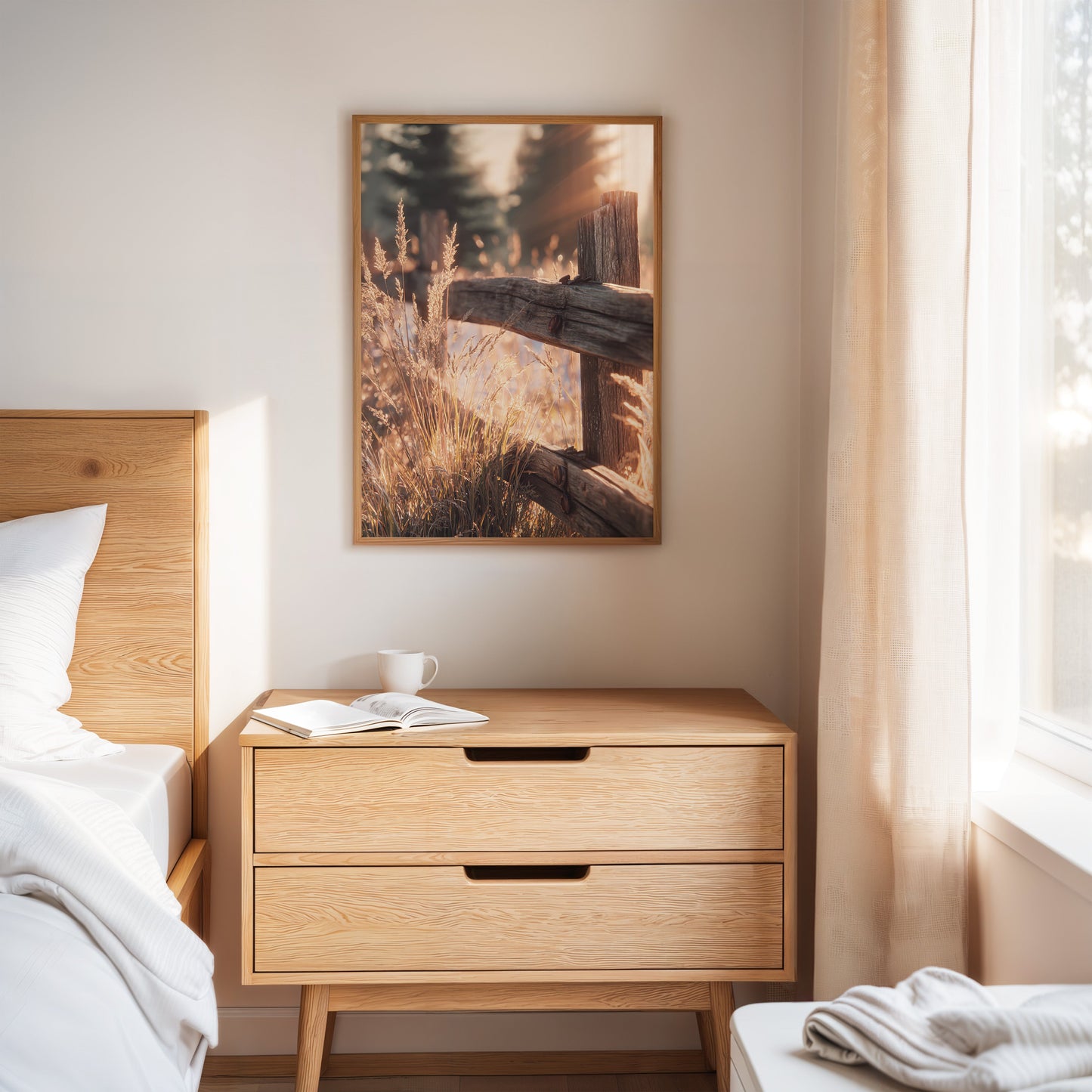 Golden Light on Weathered Wood (Online Exclusive)