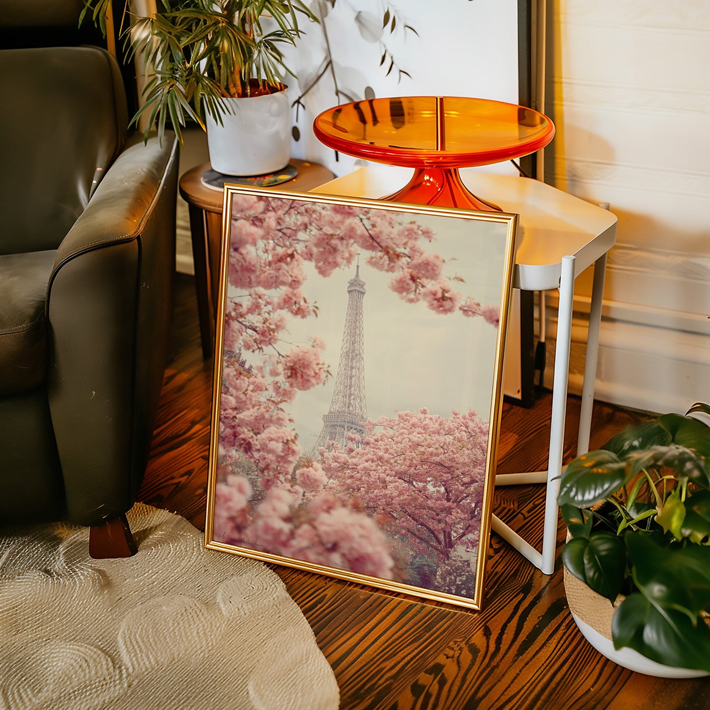 Petals Dance Beneath Parisian Skies  (Online Exclusive)