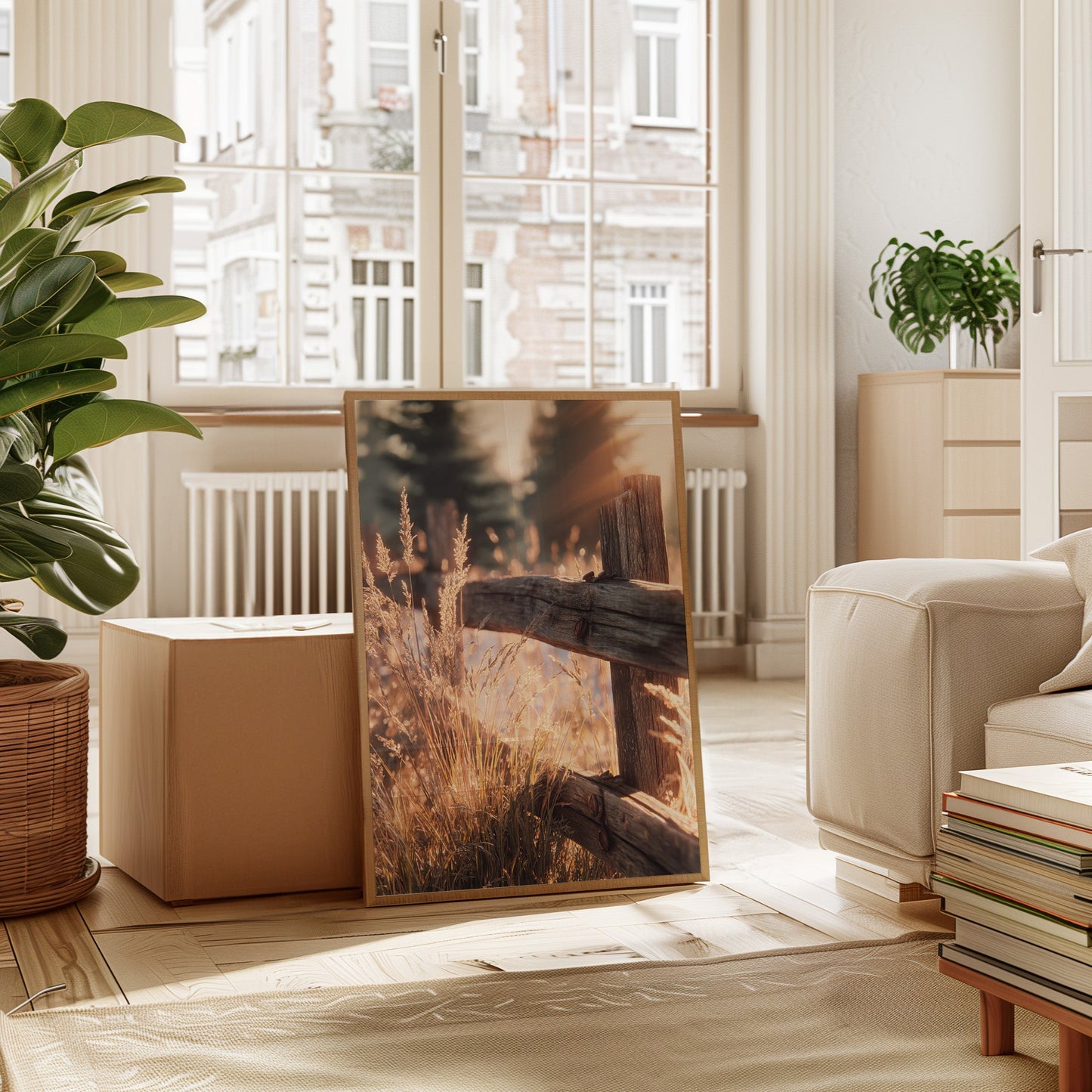 Golden Light on Weathered Wood (Online Exclusive)