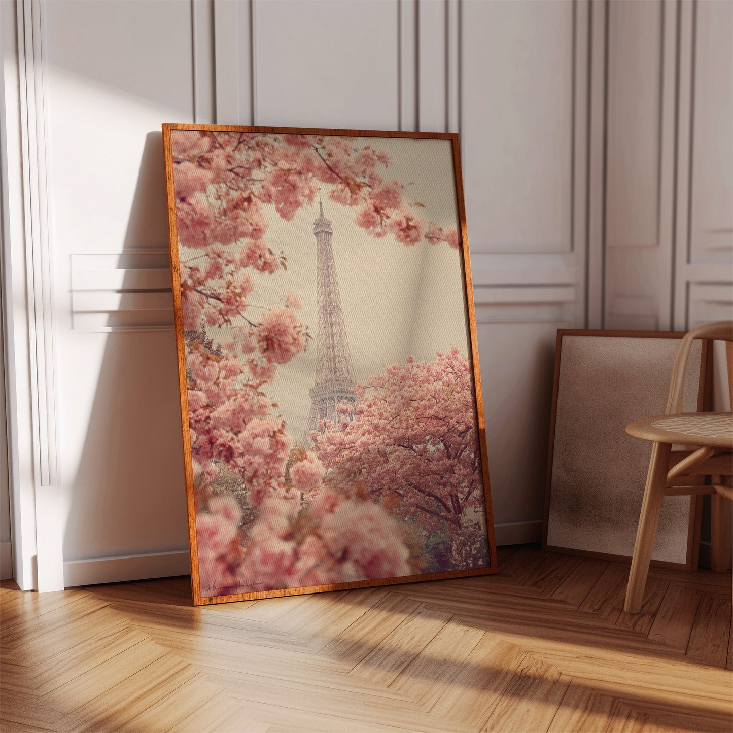 Petals Dance Beneath Parisian Skies  (Online Exclusive)