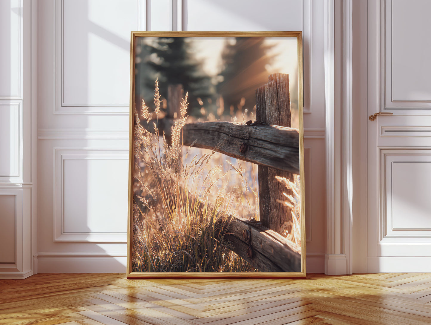 Golden Light on Weathered Wood (Online Exclusive)