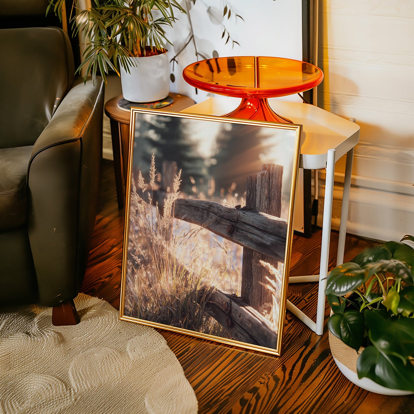 Golden Light on Weathered Wood (Online Exclusive)