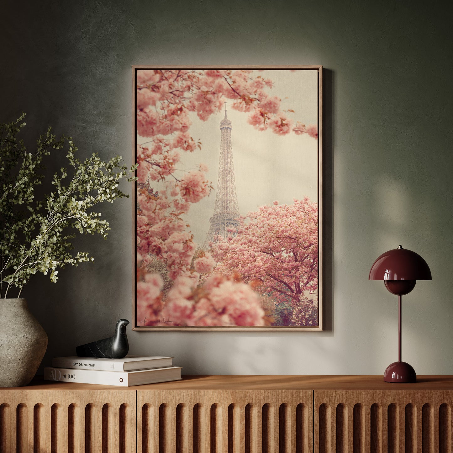 Petals Dance Beneath Parisian Skies  (Online Exclusive)
