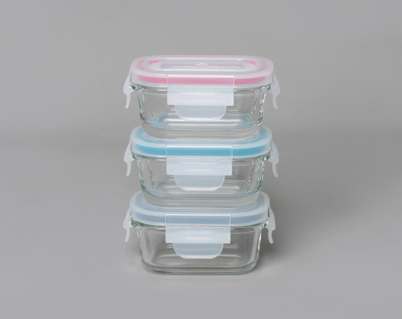 Mini Glass Container Set - Rectangular (Vanilla) (Online Exclusive)