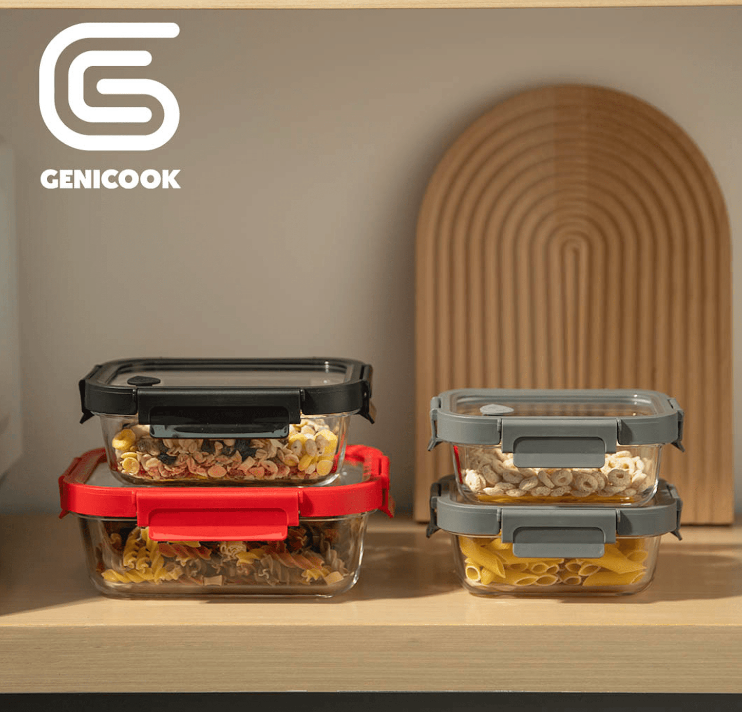 Glass Containers & Lids - Rectangular (Online Exclusive)