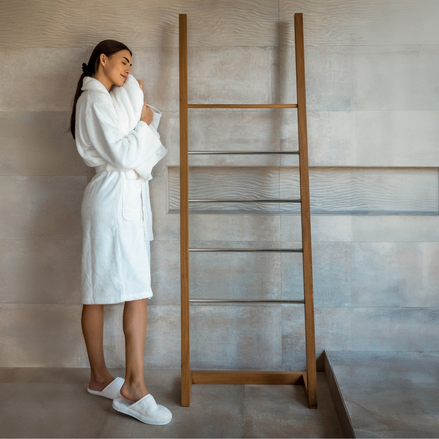 Luxury Organic Bathrobe & Slipper Set  (Online Exclusive)