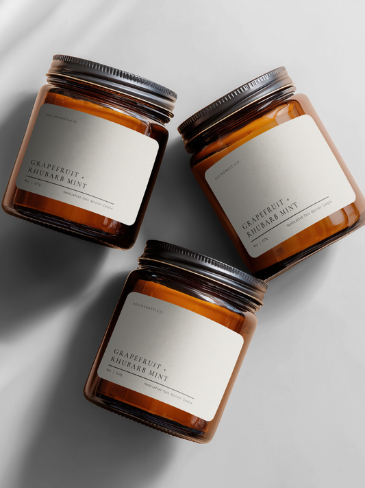Grapefruit + Rhubarb Mint Awakening Wellness Candle  (online exclusive)