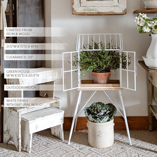 Greenhouse Inspired Outdoor Plant Stand (Online Exclusive)
