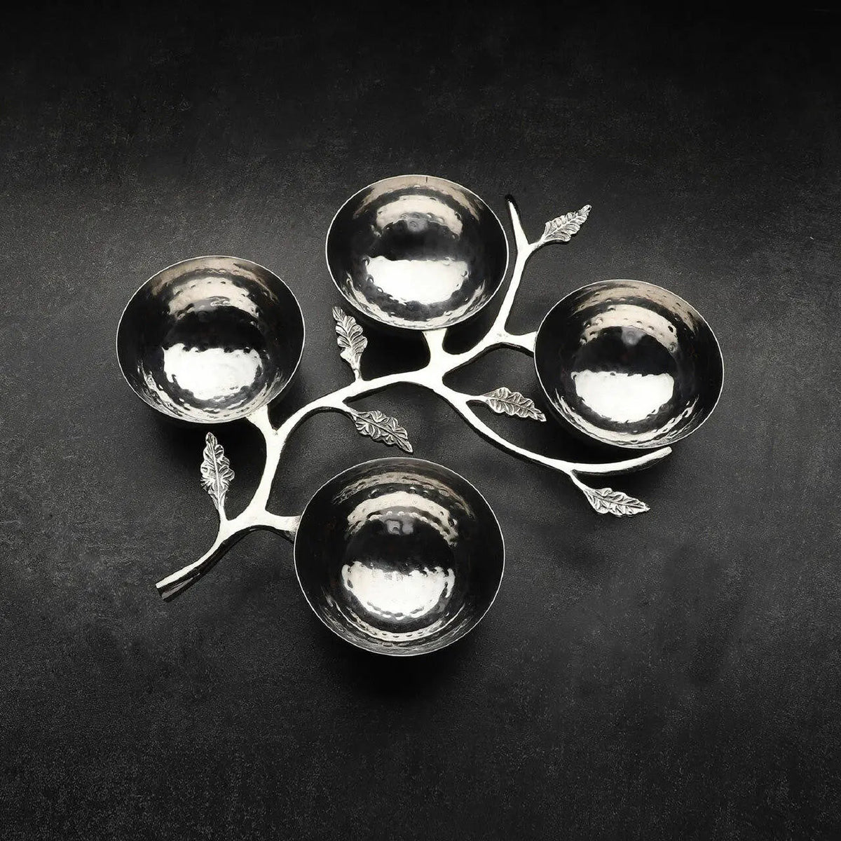 Hammered Leaf Nut Bowl  (Online Exclusive)
