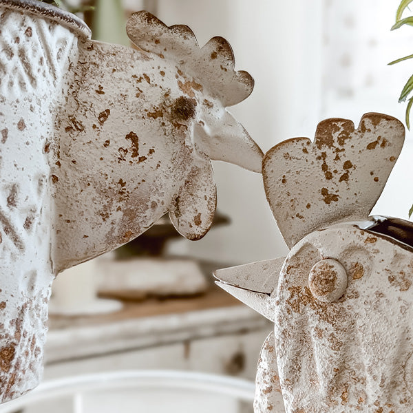 Indoor/Outdoor Distressed Hen Planter, Choose Your  Style (Online Exclusive)