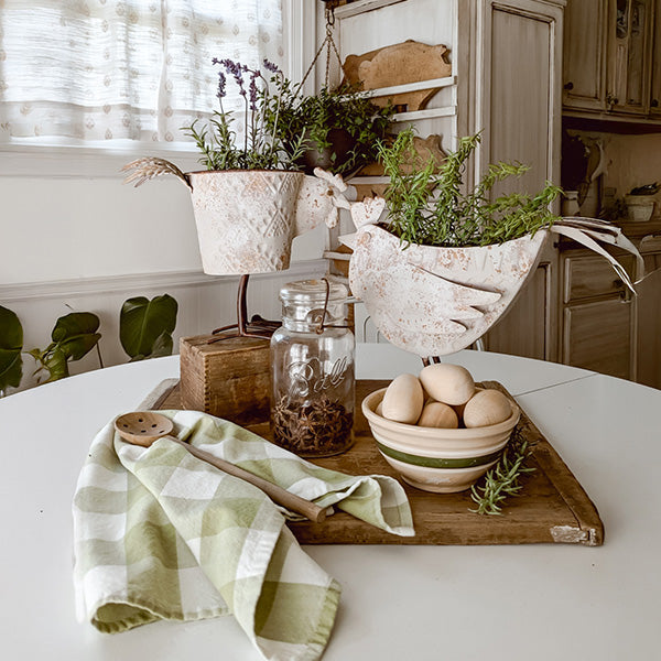 Indoor/Outdoor Distressed Hen Planter, Choose Your  Style (Online Exclusive)