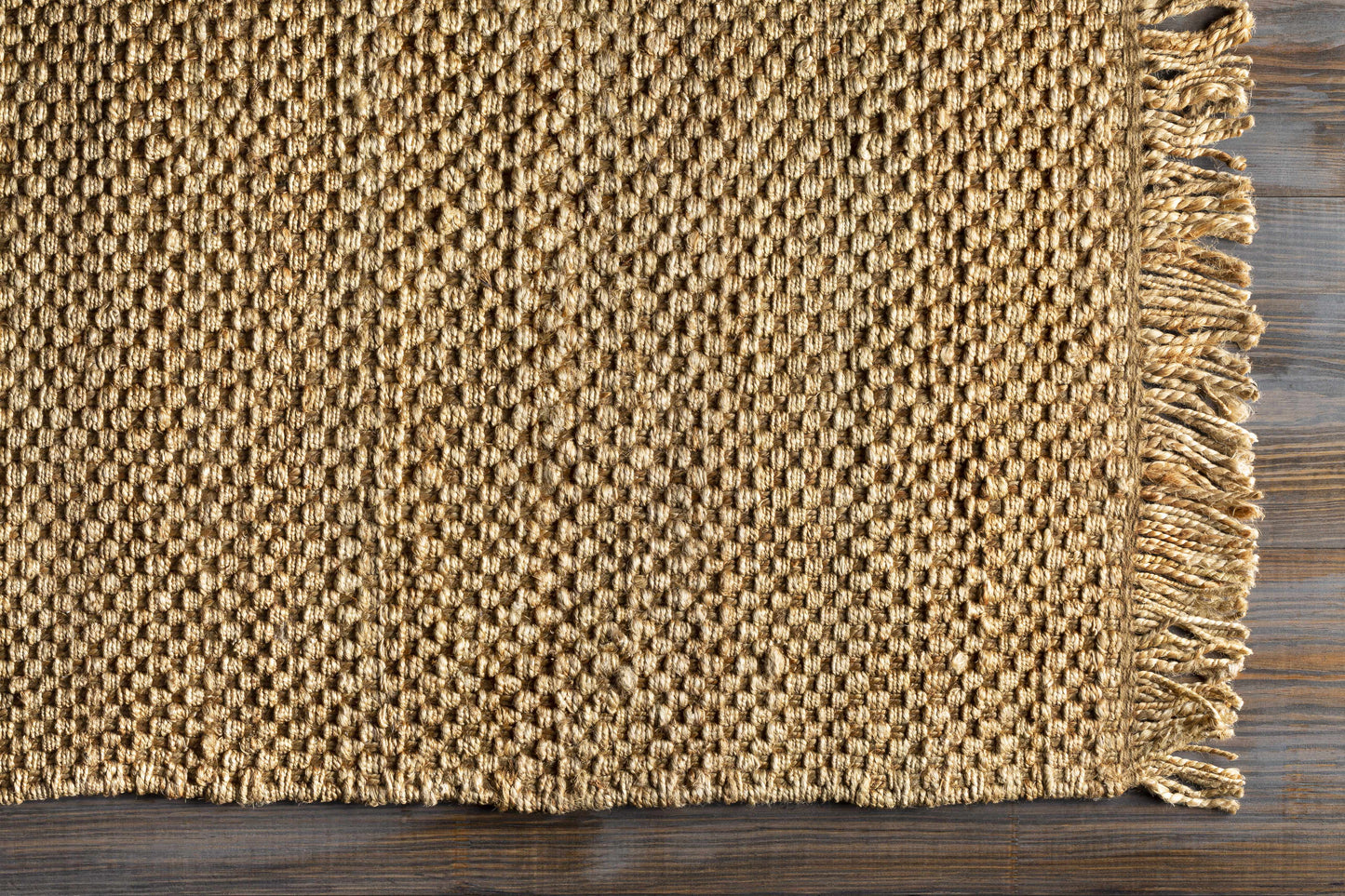 Hovland Hand Woven Natural Jute Rag Rug - Clearance  (online exclusive