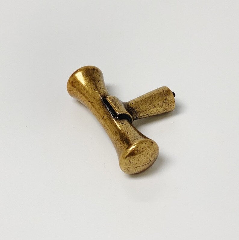 Hourglass "Tuscany" Drawer Pulls and Knobs in Antique Brass (Online Exclusive)