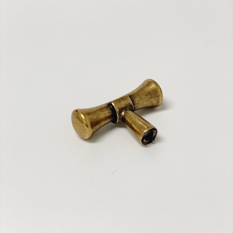 Hourglass "Tuscany" Drawer Pulls and Knobs in Antique Brass (Online Exclusive)