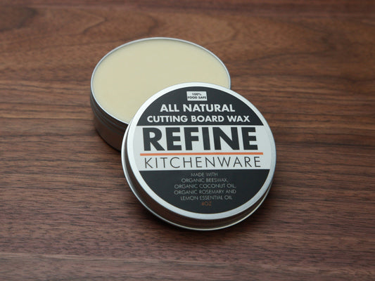 All Natural Cutting Board Wax, Handmade in the USA With Organic Coconut Oil and Organic Beeswax (Online Exclusive)