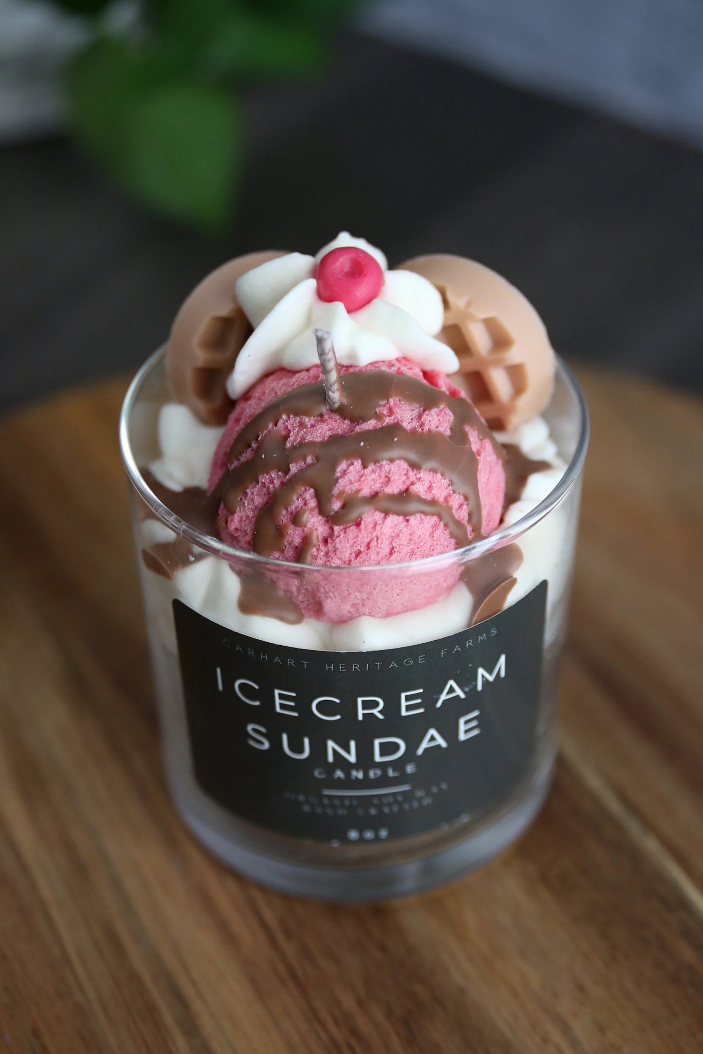 Ice Cream Sundae Candle