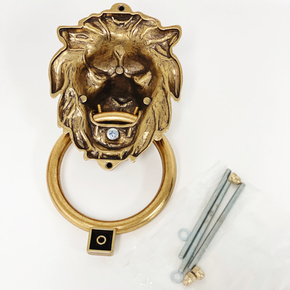 Brass Lionhead Door Knocker - Holiday Gift (Online Exclusive)