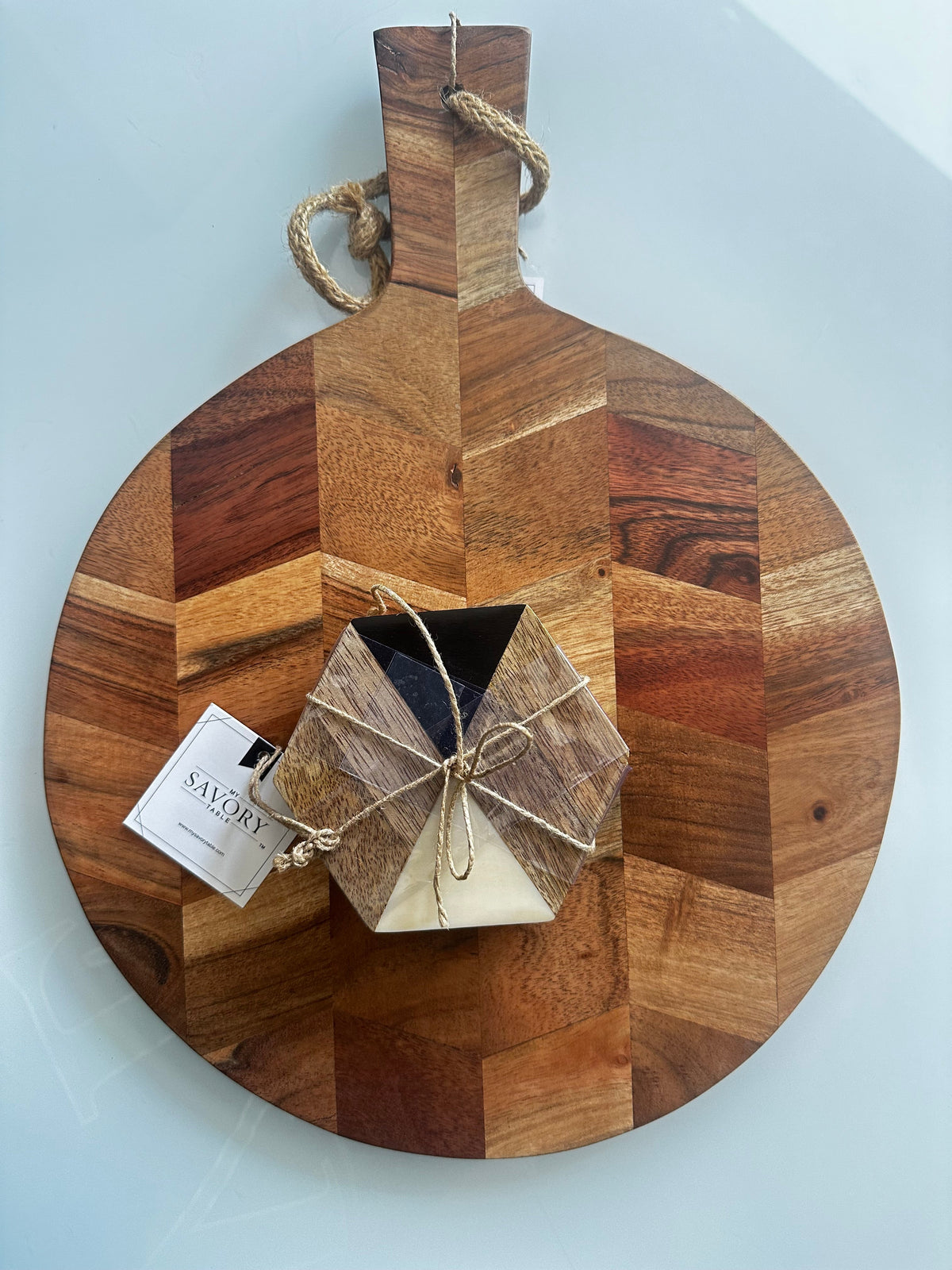 Mango + Hexagon Coasters (Online Exclusive)