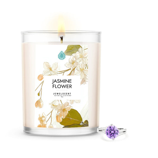 Jasmine Flower 18oz Home Jewelry Candle (Online Exclusive)