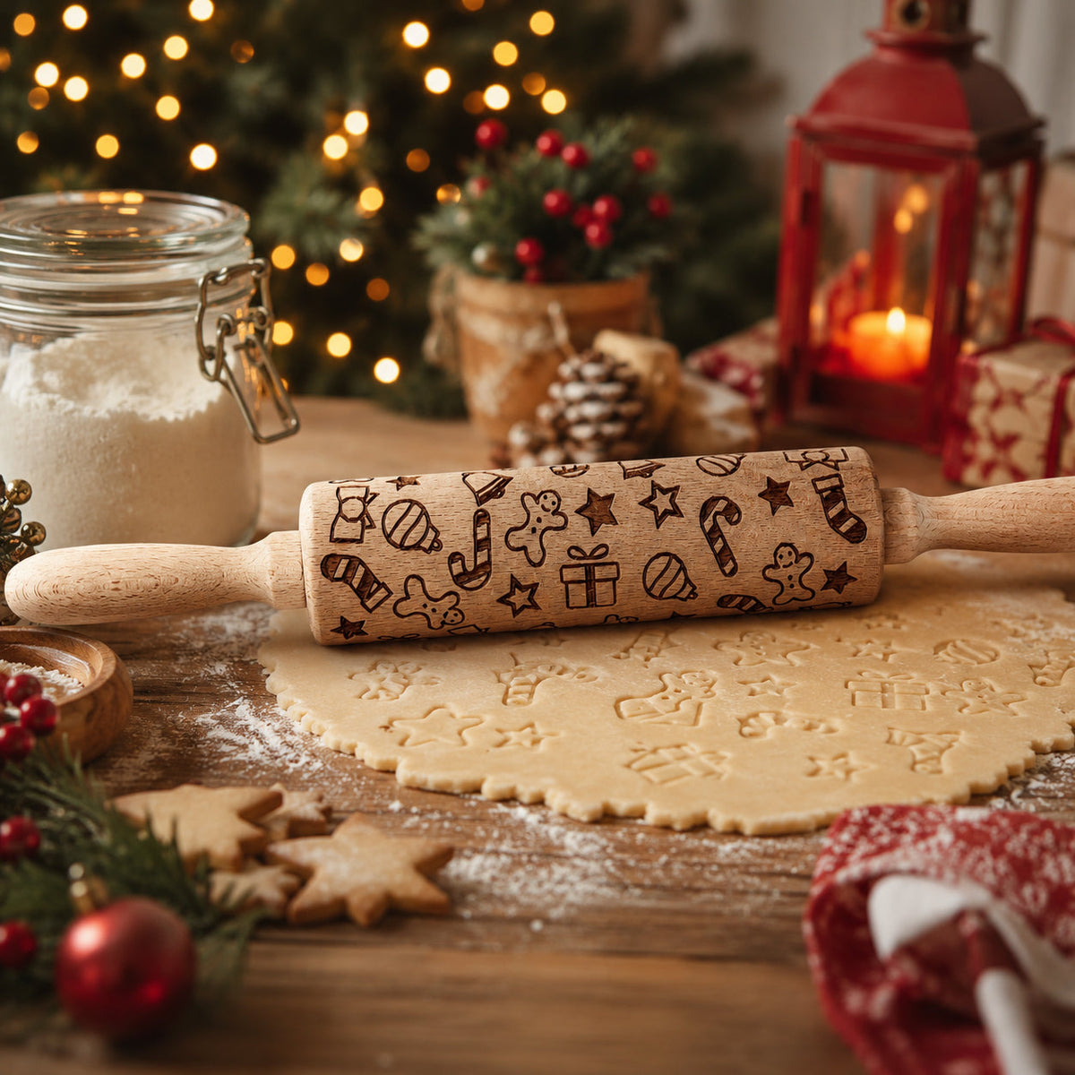 Christmas Rolling Pin Set | 10 Styles  (Online Exclusive)