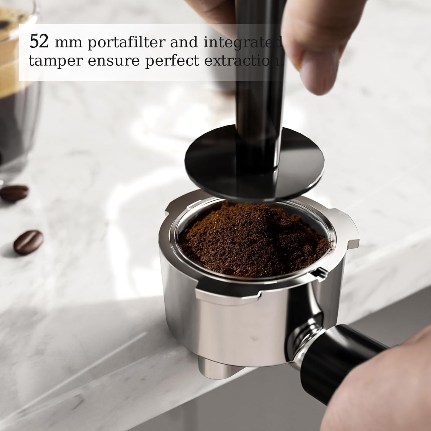Kismile Espresso Coffee Maker Machine 20 Bar, with Milk Frother Steam Wand  (Online Exclusive) CM8032