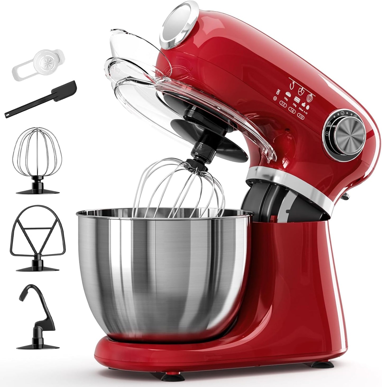 Kismile Stand Mixer, 5.5-Quart Electric Mixer with 12  (Online Exclusive) Speeds CF3715