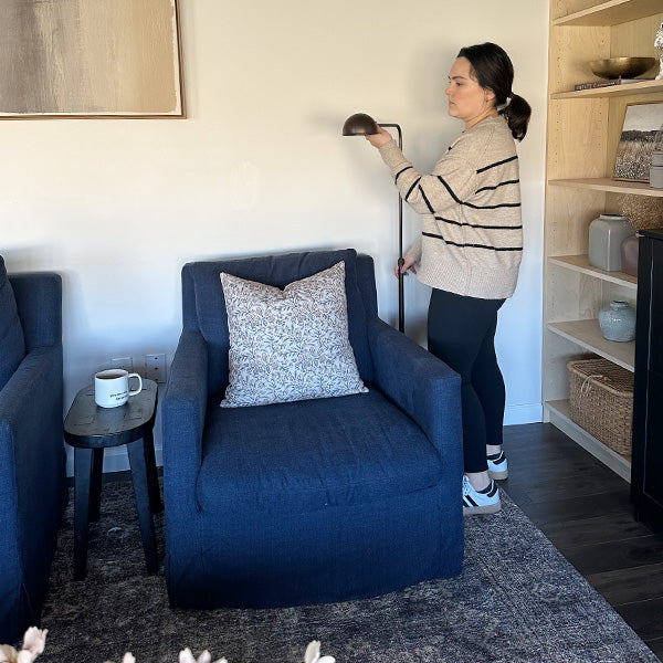 Adjustable Dome Iron Floor Lamp (Online Exclusive)