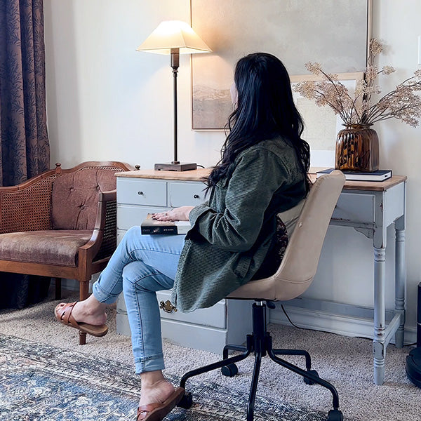 36 Inch Ivory Adjustable Table Lamp (Online Exclusive)