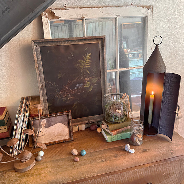 Oversized Rustic Chimney Floor Lantern (Online Exclusive)