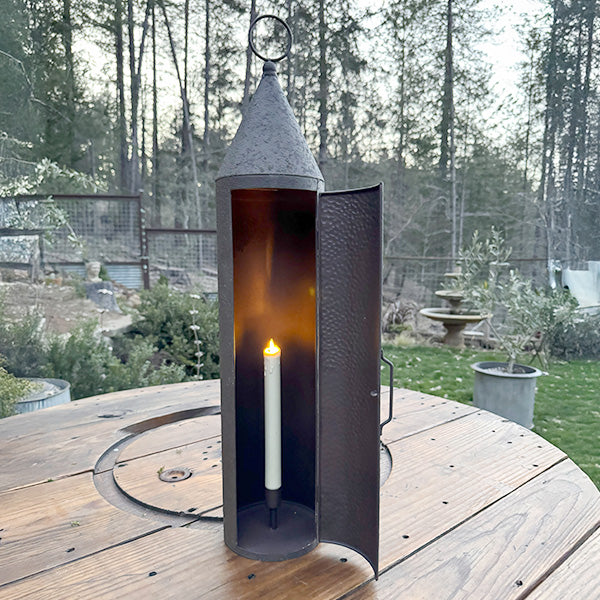 Oversized Rustic Chimney Floor Lantern (Online Exclusive)