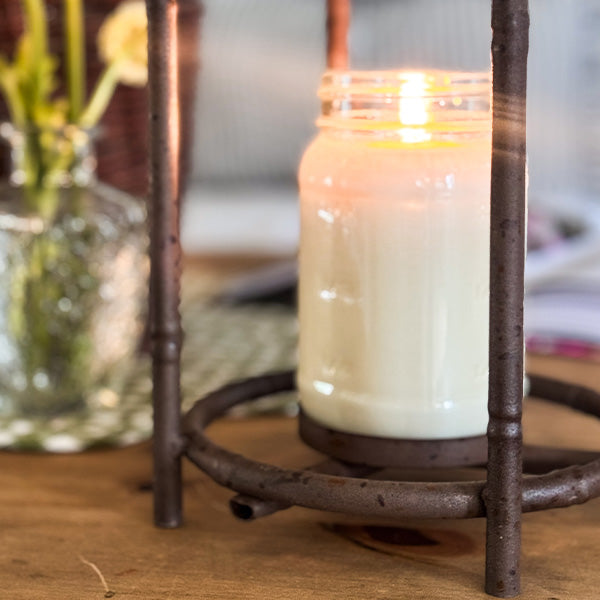 Vintage Inspired Open Cage Candle Lanterns, Set of Two (Online Exclusive)