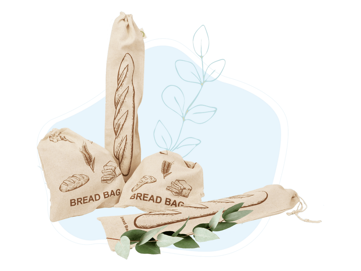 Linen Bread Bags (Online Exclusive)