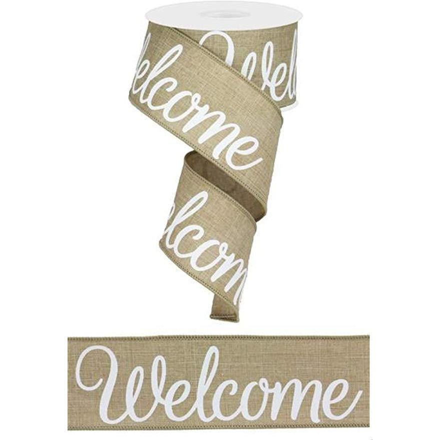 Flax Color Welcome Ribbon (Online exclusive)