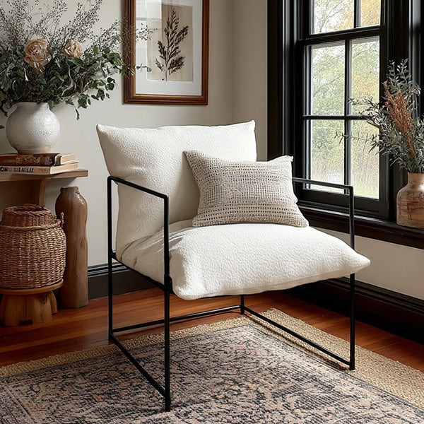 Modern Lounge Chair with Removable Cushion (Online Exclusive)