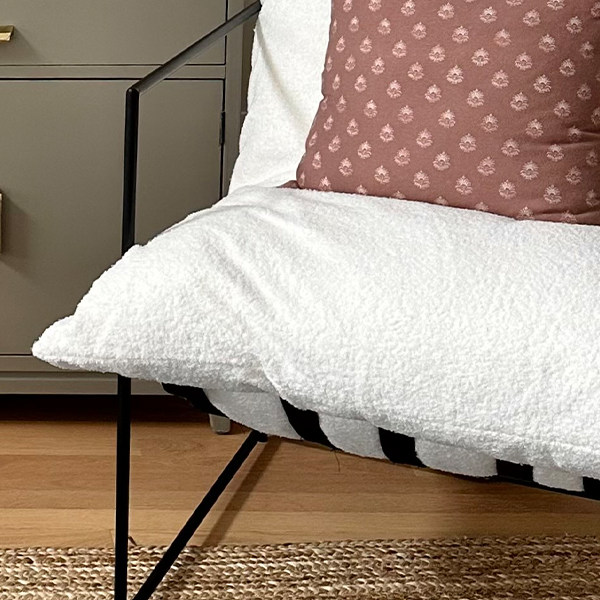 Modern Lounge Chair with Removable Cushion (Online Exclusive)