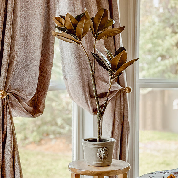 31 Inch Potted Faux Magnolia Tree (Online Exclusive)