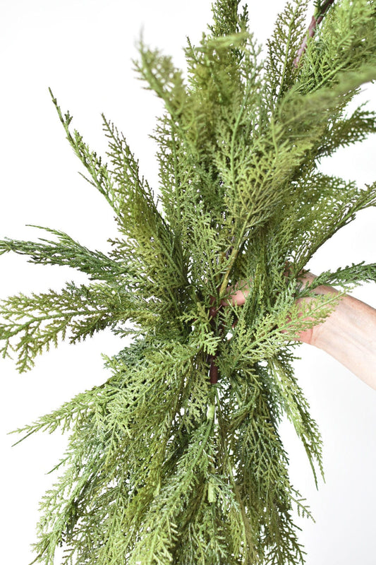 65" Faux Cedar Mantel Swag (Online exclusive)