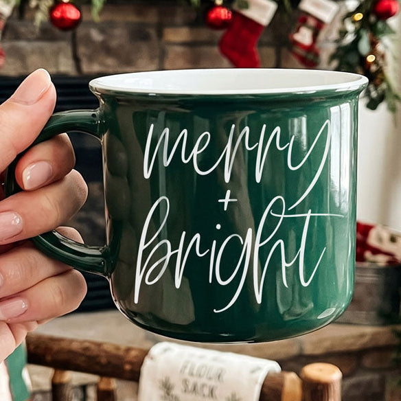 Merry & Bright Mug  (Online Exclusive)