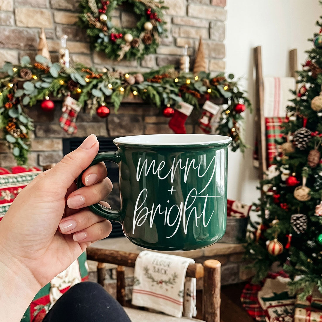 Merry & Bright Mug  (Online Exclusive)