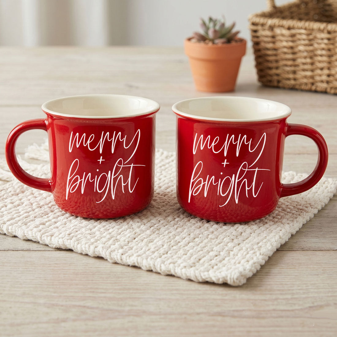Merry & Bright Mug  (Online Exclusive)