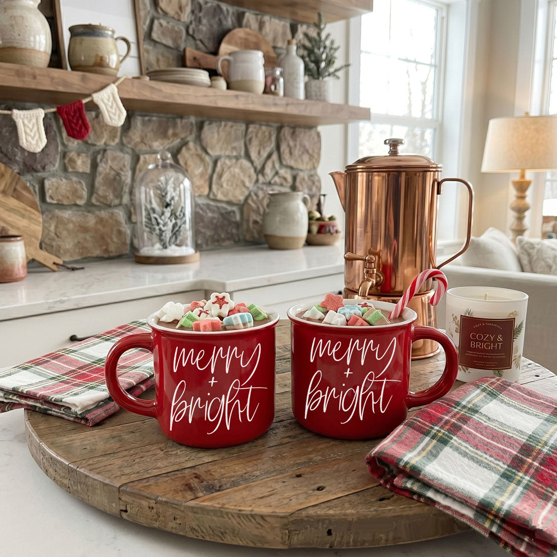 Merry & Bright Mug  (Online Exclusive)