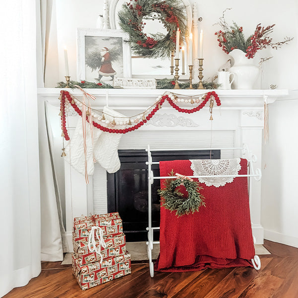 Freestanding Ornate Towel Stand (Online Exclusive)