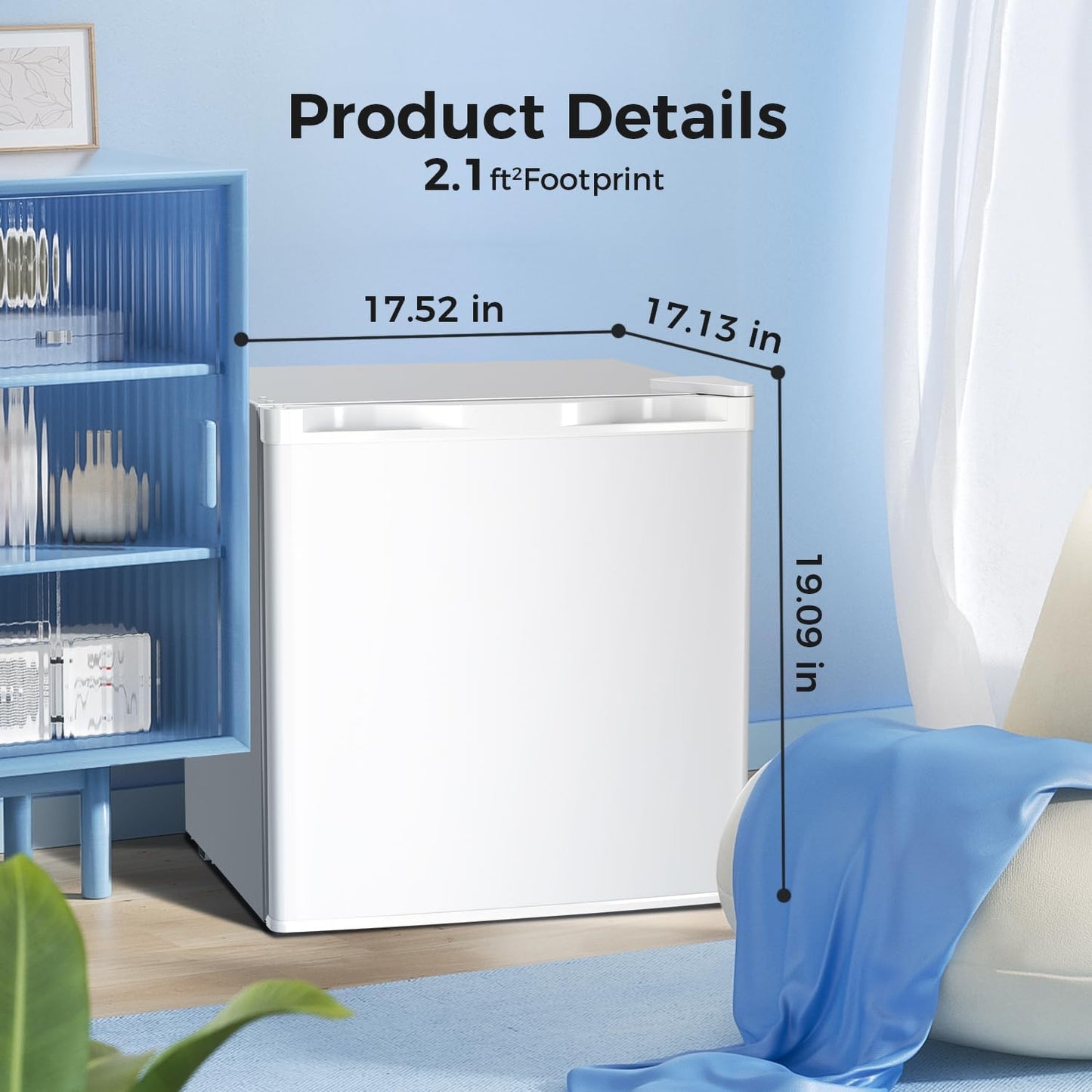 1.6\2.6\3.2 cu. ft Mini Fridge with Freezer  (Online Exclusive)