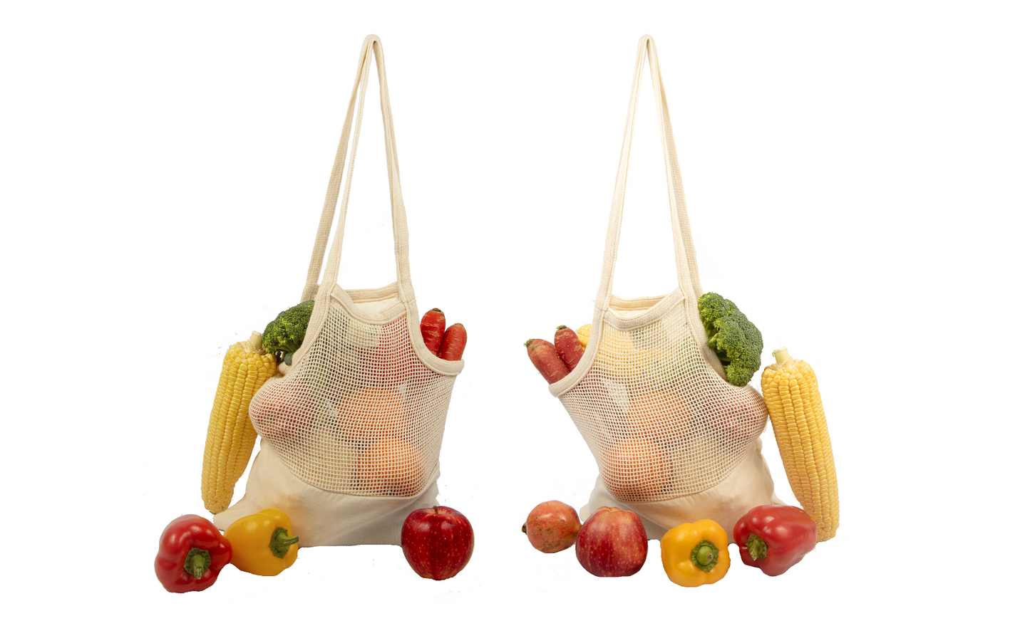 Mesh & Fabric Tote Bag (Online Exclusive)