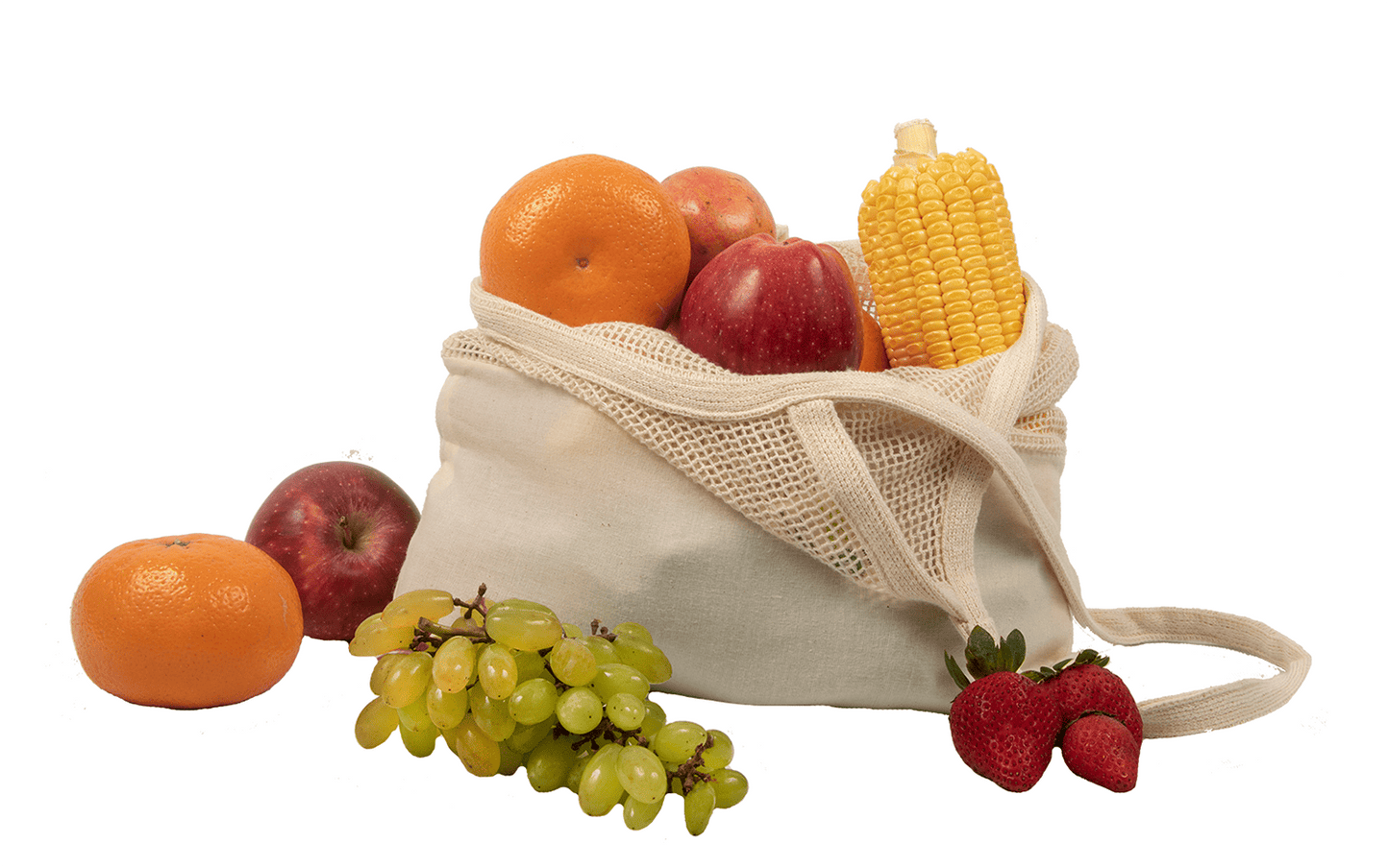 Mesh & Fabric Tote Bag (Online Exclusive)
