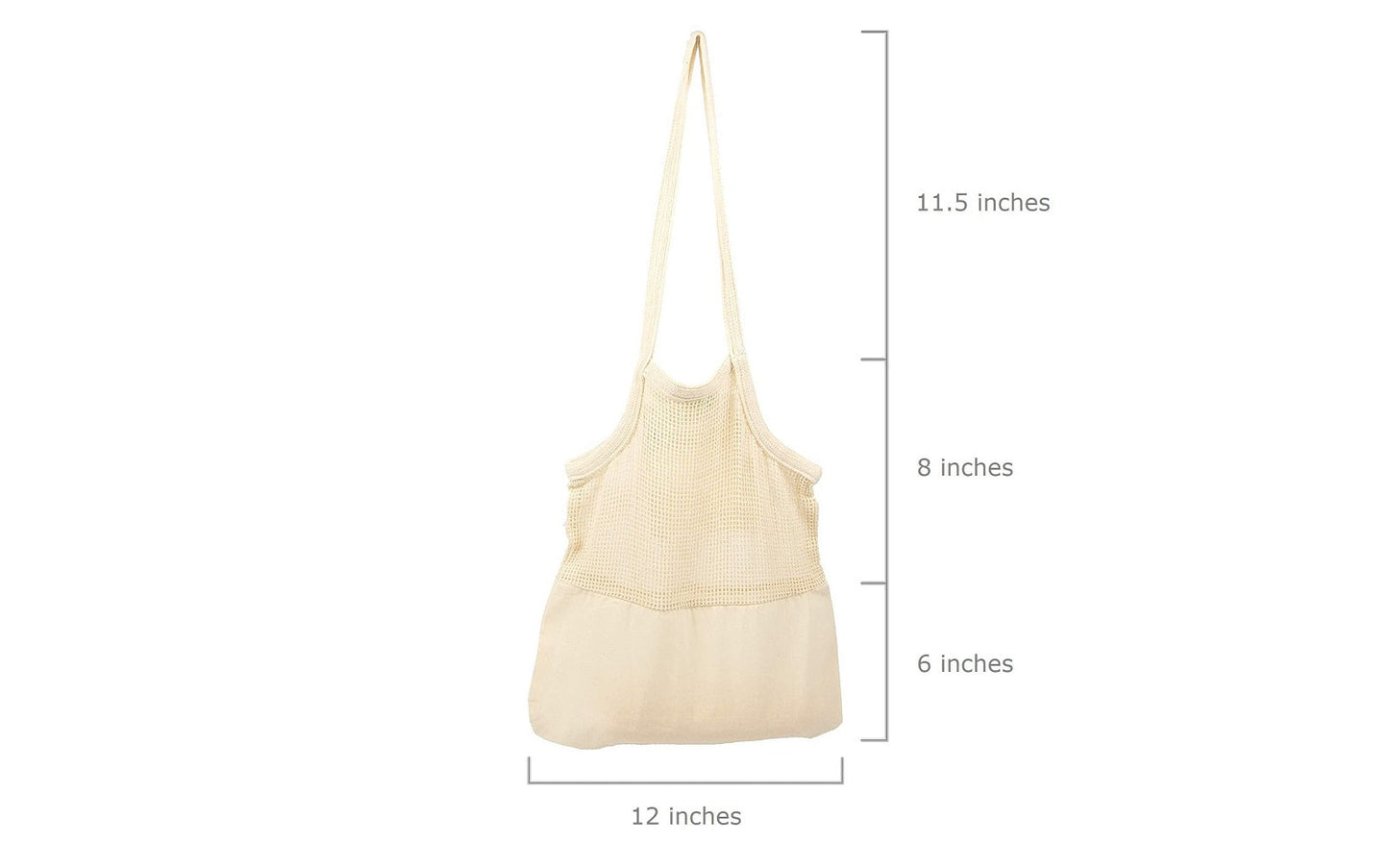 Mesh & Fabric Tote Bag (Online Exclusive)