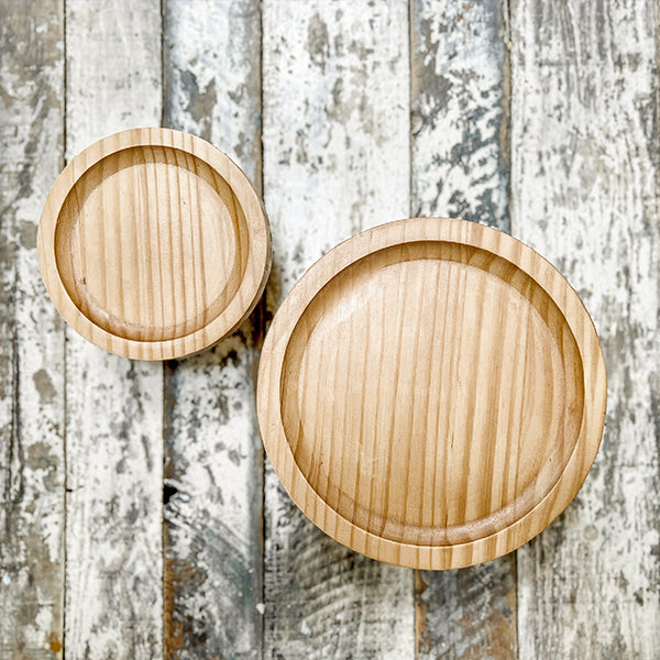 Pine Wood Risers, Set of Two (Online Exclusive)