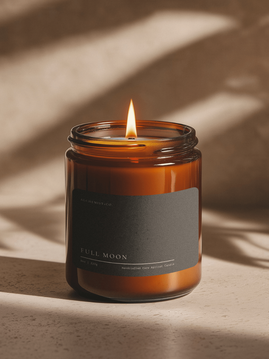 Sea Salt Plum + Dark Musk Full Moon Wellness Candle  (online exclusive)