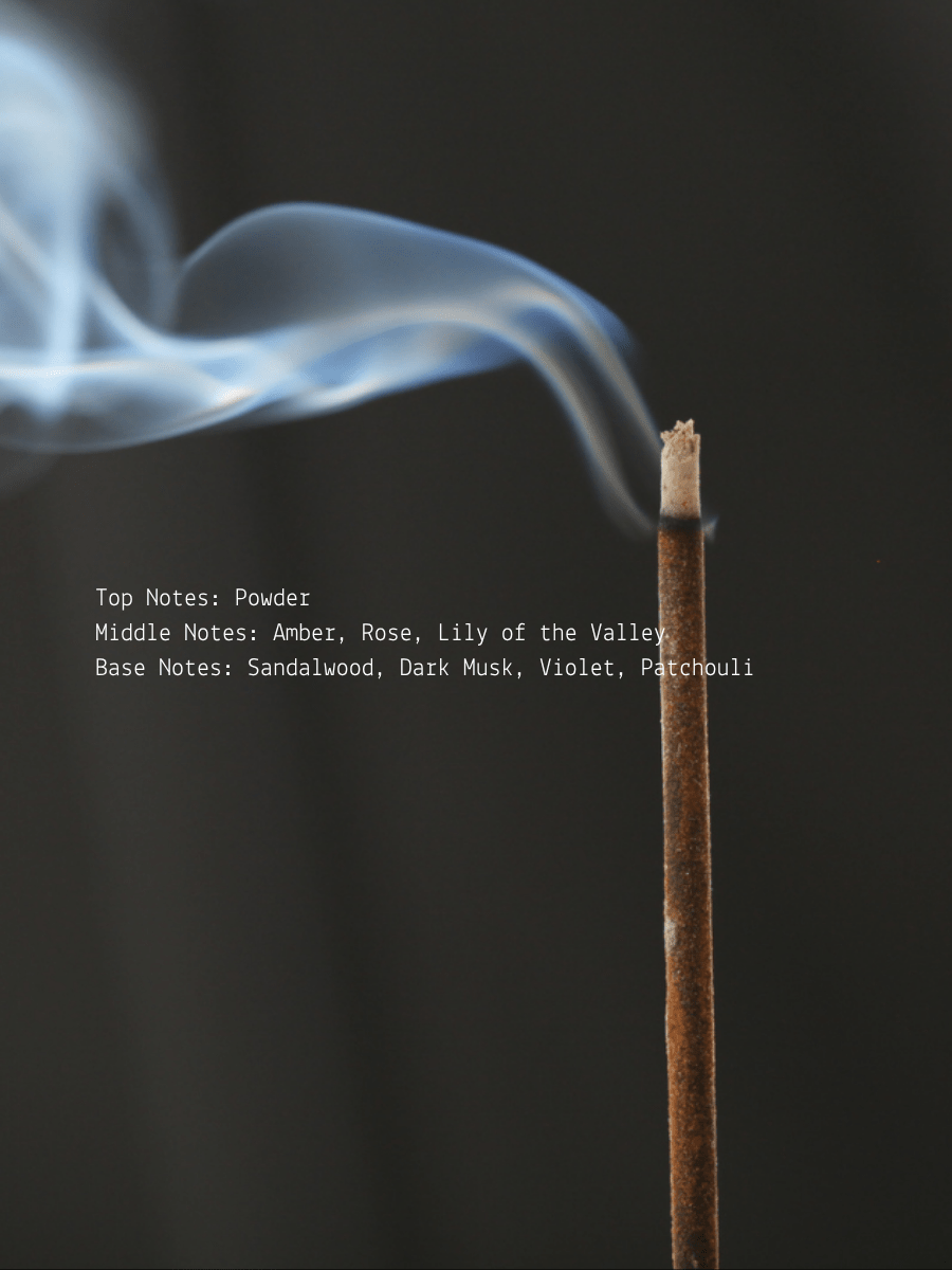 Sandalwood + Dark Violet Incense Meditate Wellness  Candle  (online exclusive)